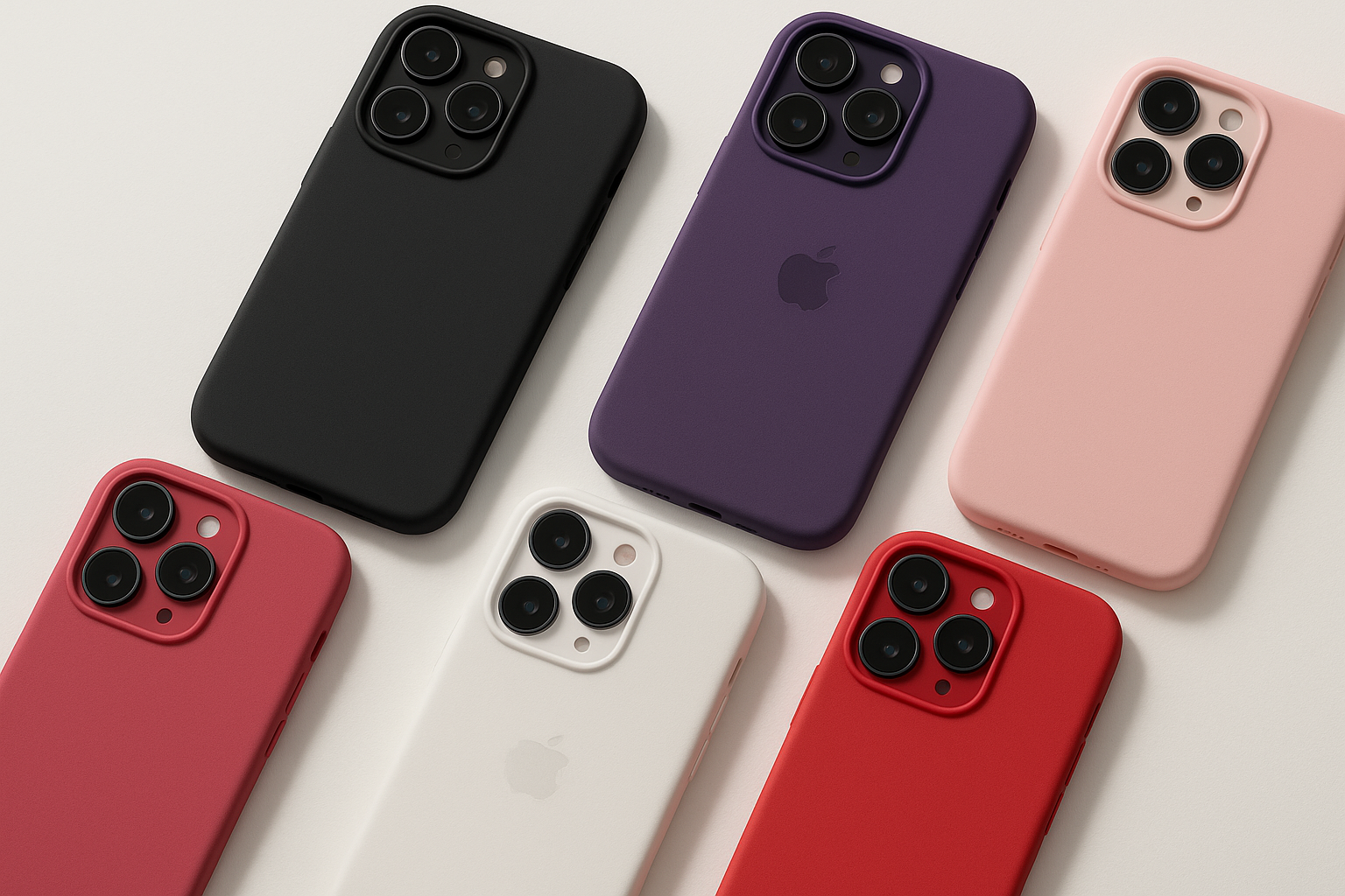 iphone 16 pro silcone case image multiple